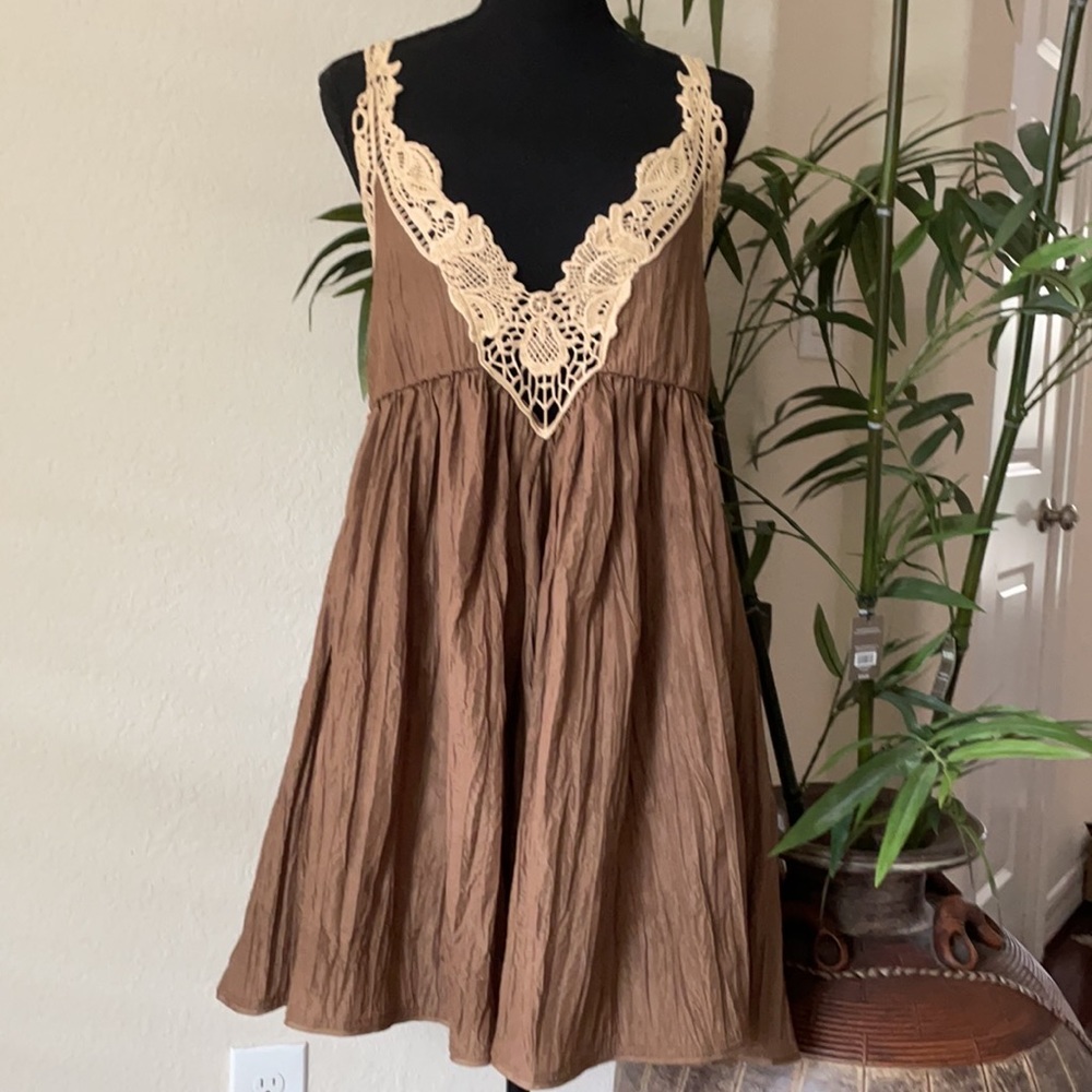 EUC FREE PEOPLE BREATHLESS DRESS